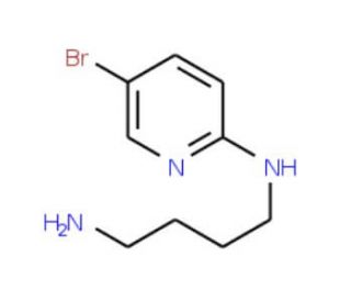 2-N-(4-Aminobutyl)-amino-5-bromopyridine (CAS 199522-78-6) - chemical structure image