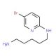 2-N-(5-Aminopentyl)-amino-5-bromopyridine (CAS 199522-81-1) - chemical structure image