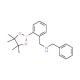 2-(N-Benzylaminomethyl)phenylboronic acid, pinacol ester (CAS 1150271-53-6) - chemical structure image