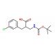 2-N-Boc-2-aminomethyl-3-(3-chloro-phenyl)-propionic acid (CAS 886364-85-8) - chemical structure image