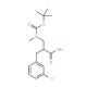 2-N-Boc-3-(3-Chloro-phenyl)-2-methylaminomethyl-propionic acid (CAS 886364-77-8) - chemical structure image