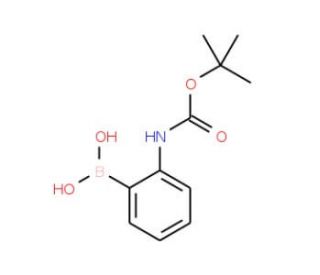 2-(N-Boc-amino)phenylboronic acid (CAS 115377-94-1) - chemical structure image