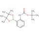 2-(N-Boc-amino)phenylboronic acid pinacol ester (CAS 159624-15-4) - chemical structure image