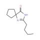 2-n-Butyl-1,3-diazaspiro[4.4]non-1-en-4-one (CAS 138402-05-8) - chemical structure image