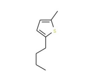 2-n-Butyl-5-methylthiophene (CAS 111510-96-4) - chemical structure image