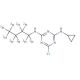2-(n-Butyl-d9-amino)-4-chloro-6-cyclopropylamino-1,3,5-triazine - chemical structure image
