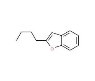 2-n-Butylbenzo[b]furan (CAS 4265-27-4) - chemical structure image