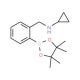 2-(N-Cyclopropylaminomethyl)phenylboronic acid, pinacol ester (CAS 1150271-52-5) - chemical structure image