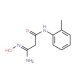 2-(N-Hydroxycarbamimidoyl)-N-o-tolyl-acetamide - chemical structure image