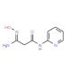 2-(N-Hydroxycarbamimidoyl)-N-pyridin-2-yl-acetamide - chemical structure image