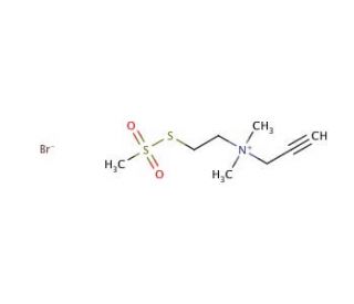 2-(N,N-Dimethyl-N-propargylammonium)ethylmethanethiosulfonate Bromide - chemical structure image