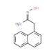 2-(Naphth-1-yl)acetamide oxime (CAS 66611-51-6) - chemical structure image