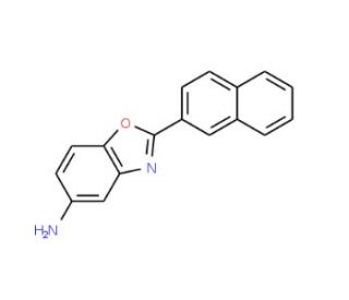 2-Naphthalen-2-yl-benzooxazol-5-ylamine - chemical structure image