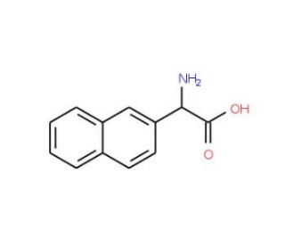 2-(naphthalen-2-yl)-DL-glycine (CAS 33741-78-5) - chemical structure image