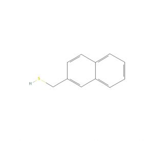 2-Naphthalenemethanethiol (CAS 1076-67-1) - chemical structure image