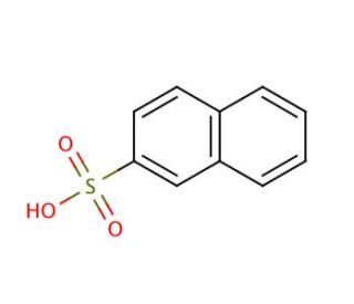 2-Naphthalenesulfonic acid (CAS 120-18-3) - chemical structure image