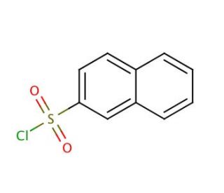 2-Naphthalenesulfonyl chloride (CAS 93-11-8) - chemical structure image