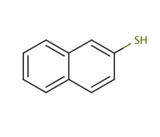 2-Naphthalenethiol (CAS 91-60-1) - chemical structure image