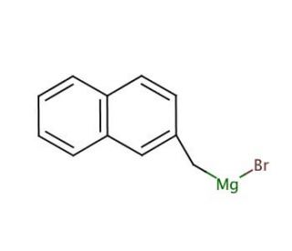 (2-Naphthalenylmethyl)magnesium bromide solution (CAS 127543-80-0) - chemical structure image