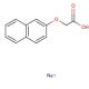2-Naphthoxyacetic acid sodium salt (CAS 10042-71-4) - chemical structure image