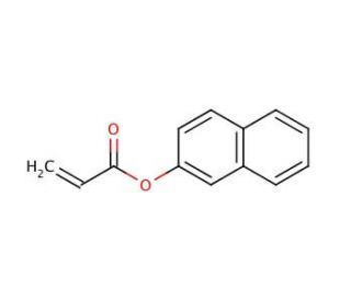2-Naphthyl acrylate (CAS 52684-34-1) - chemical structure image
