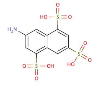 2-Naphthyl amine-4,6,8-trisulfonic acid (CAS 27310-25-4) - chemical structure image