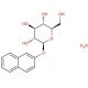 2-Naphthyl b-D-glucopyranoside monohydrate (CAS 6044-30-0) - chemical structure image
