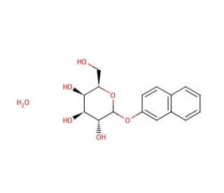 2-Naphthyl-β-D-galactopyranoside hydrate (CAS 312693-81-5) - chemical structure image