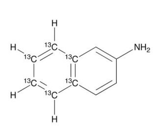 2-Naphthylamine-13C6 (CAS 91-59-8) - chemical structure image