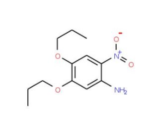 2-nitro-4,5-dipropoxyaniline - chemical structure image
