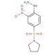 [2-Nitro-4-(pyrrolidine-1-sulfonyl)-phenyl]-hydrazine - chemical structure image