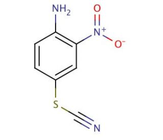 2-Nitro-4-thiocyanatoaniline (CAS 54029-45-7) - chemical structure image