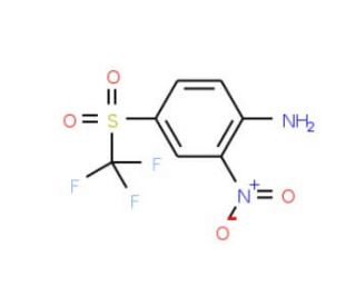 2-Nitro-4-trifluoromethanesulfonyl-phenylamine (CAS 400-23-7) - chemical structure image