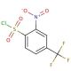 2-Nitro-4-(trifluoromethyl)benzenesulfonyl chloride (CAS 837-95-6) - chemical structure image