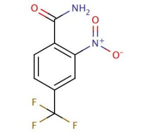 2-Nitro-4-trifluoromethylbenzamide (CAS 22227-55-0) - chemical structure image