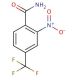 2-Nitro-4-trifluoromethylbenzamide (CAS 22227-55-0) - chemical structure image