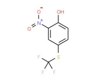 2-Nitro-4-trifluoromethylsulfanyl-phenol - chemical structure image