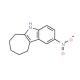 2-nitro-5,6,7,8,9,10-hexahydrocyclohepta[b]indole - chemical structure image
