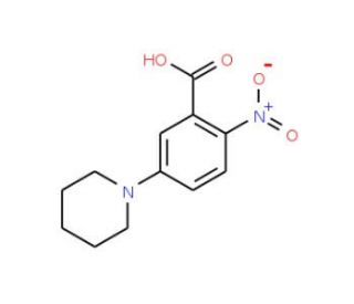 2-Nitro-5-piperidinobenzenecarboxylic acid - chemical structure image