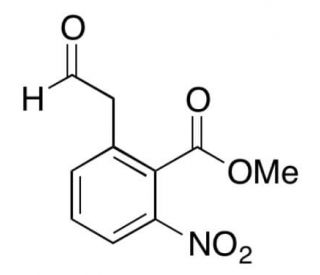 2-Nitro-6-(2-oxoethyl)benzoic Acid Methyl Ester (CAS 1056123-60-4) - chemical structure image