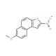 2-Nitro-7-methoxynaphtho[2,1-b]furan (CAS 75965-74-1) - chemical structure image