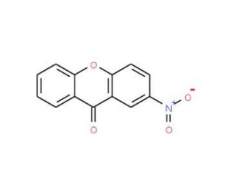 2-nitro-9H-xanthen-9-one - chemical structure image