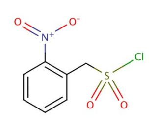2-Nitro-&alpha;-toluenesulfonyl chloride (CAS 24974-75-2) - chemical structure image