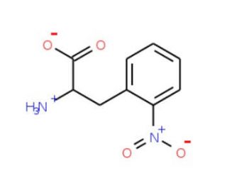 2-Nitro-L-phenylalanine (CAS 19883-75-1) - chemical structure image