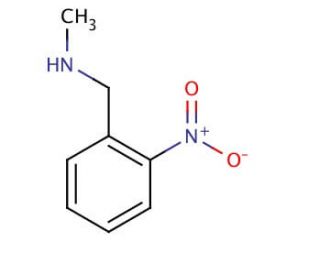 2-Nitro-N-methylbenzylamine (CAS 56222-08-3) - chemical structure image