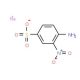 2-Nitroaniline-4-sulfonic acid sodium salt (CAS 5042-33-1) - chemical structure image