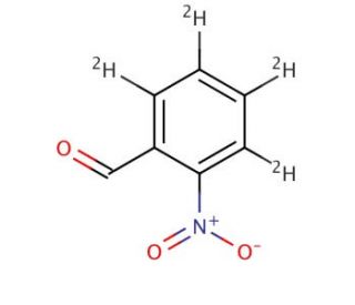 2-Nitrobenzaldehyde-d4 (CAS 1020718-69-7) - chemical structure image