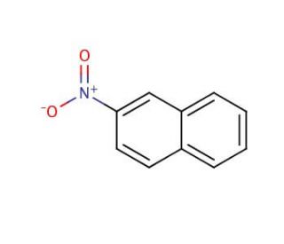 2-Nitronaphthalene (CAS 581-89-5) - chemical structure image
