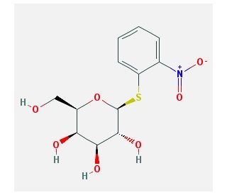 2-Nitrophenyl 1-thio-&beta;-D-galactopyranoside (CAS 1158-17-4) - chemical structure image