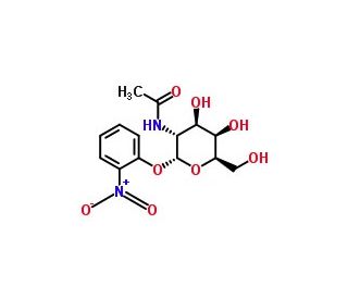2-Nitrophenyl N-acetyl-&alpha;-D-galactosaminide (CAS 23646-67-5) - chemical structure image